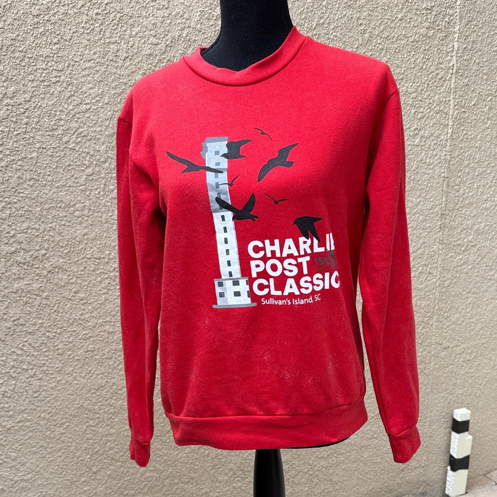 Red Graphic Women's Sweatshirt